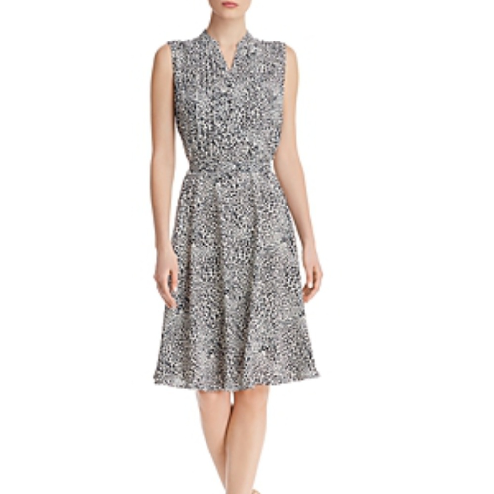 NWT- Nanette Lepore Tie Waist Print Dress; Sz: 6